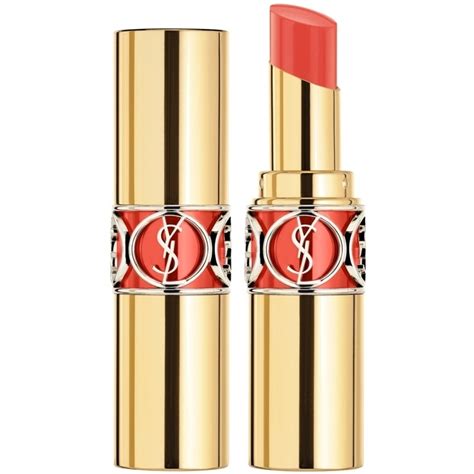 ysl rouge volupté shine 14 corail in touch|YSL lipstick colours.